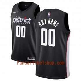 Washington Wizards Trikot Benutzerdefinierte 2018-19 Nike City Edition Schwarz Swingman - Herren